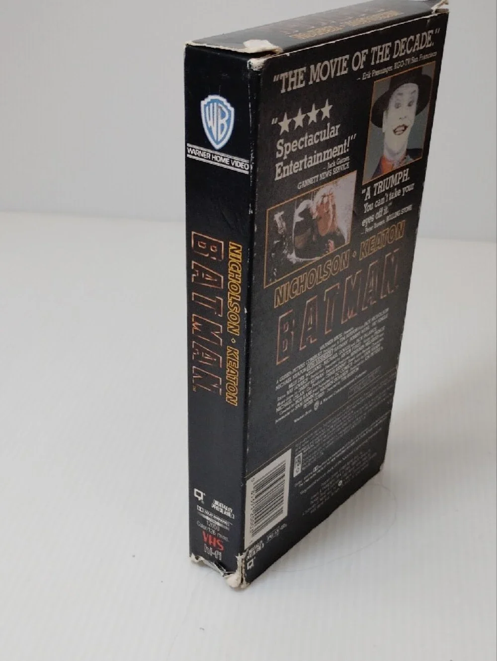 12 For $8 Batman VHS Tape - Black and Gold